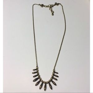 Lucky brand Boho gold / black necklace